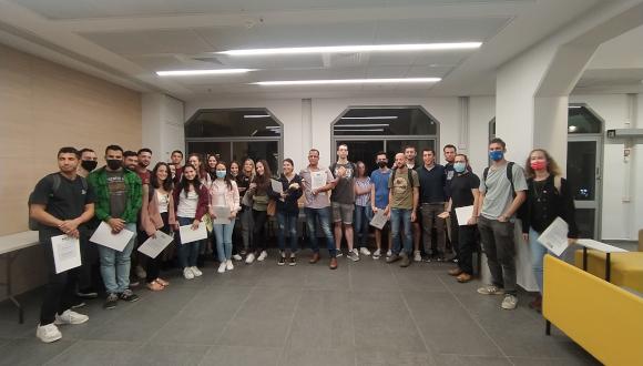 מפגש חלוקת תעודות הצטיינות למשתתפי תוכנית המצטיינים