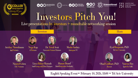 Reverse Pitching Event: Investors Pitch You!